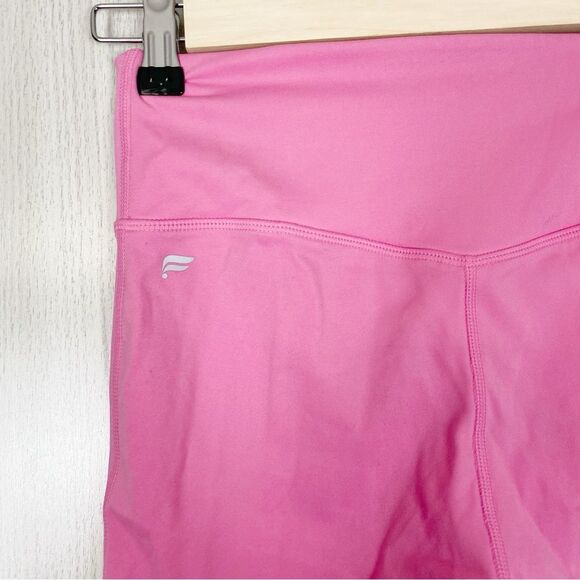 Fabletics | Bright Pink Anywhere High-Waisted 9" Biker Shorts Size XS - Picture 3 of 10